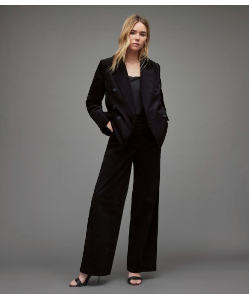ALLSAINTS（オールセインツ）の「ADLAI CORDUROY RELAXED BLAZER | ADLAI コーデュロイ リラックス ブレザー（テーラードジャケット・レディース・ブラック・8/10/4/6）」の3枚目の写真