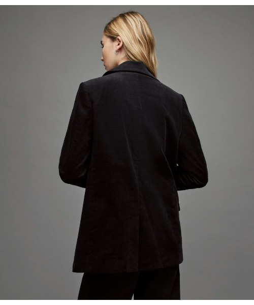 ALLSAINTS（オールセインツ）の「ADLAI CORDUROY RELAXED BLAZER | ADLAI コーデュロイ リラックス ブレザー（テーラードジャケット・レディース・ブラック・8/10/4/6）」の6枚目の写真