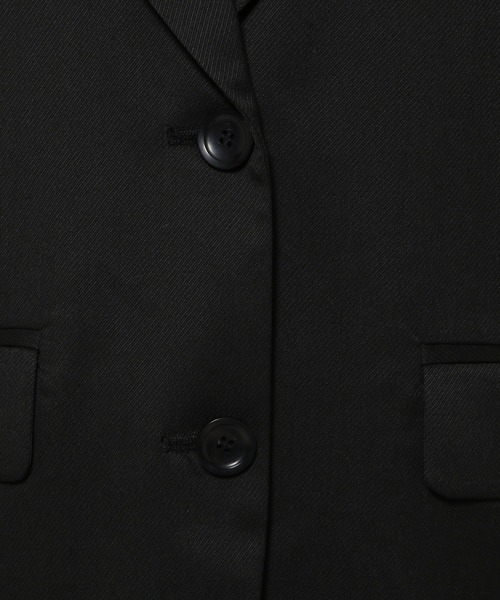 PAGEBOY（ページボーイ）の「ボクシージャケット / セットアップ対応（テーラードジャケット・レディース・ブラック/グレイッシュベージュ/ストライプ・FREE）」の21枚目の写真