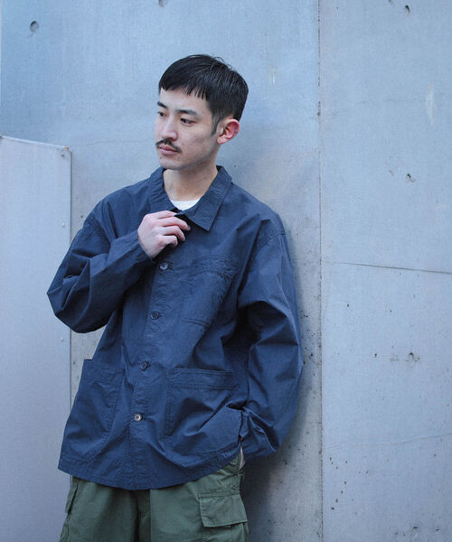 BEAMS ビームス  カバーオール　白 BEAMS（ビームス）の「BEAMS / ルーズ カバーオール（カバーオール