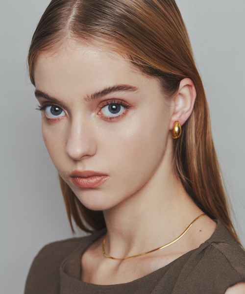 ciite' surgical stainless(シーテサージカルステンレス)の「【 金属アレルギー対応 】 ぷっくりイヤリング サージカルステンレス 316L(イヤリング・レディース・シルバー/ゴールド・FREE)」の18枚目の写真