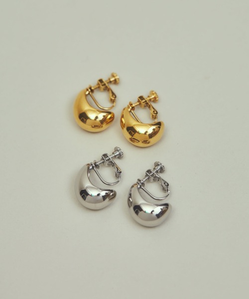 ciite' surgical stainless(シーテサージカルステンレス)の「【 金属アレルギー対応 】 ぷっくりイヤリング サージカルステンレス 316L(イヤリング・レディース・シルバー/ゴールド・FREE)」の14枚目の写真