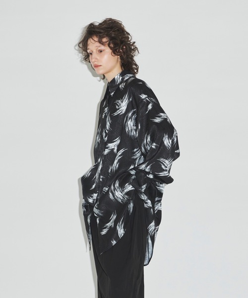 yae（ヤエ）の「オリジナルペイズリー×ブラシ柄シャツ（シャツ