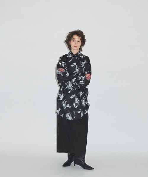 yae（ヤエ）の「オリジナルペイズリー×ブラシ柄シャツ（シャツ