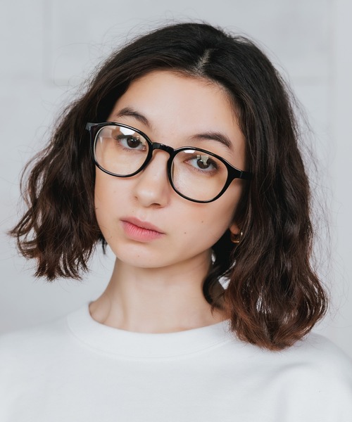 NOEYEDIA（ノーアイディア）の「no eyedia/ノーアイディア fashion glass (伊達メガネ)（メガネ・レディース・イエロー系/ブラック・FREE）」の15枚目の写真