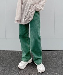 Figments | オーバーダイカラーデニムパンツ(デニムパンツ)