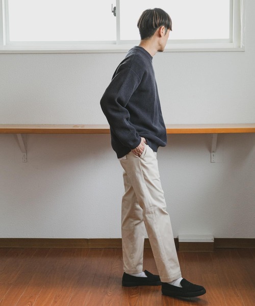 URBAN RESEARCH DOORS(アーバンリサーチドアーズ)の「ダブルフェイスカノコニットプルオーバー(ニット/セーター・メンズ・ホワイト/ライトベージュ/チャコールグレー・MEDIUM/LARGE)」の16枚目の写真