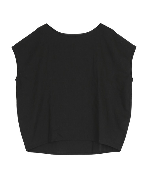 UR'S(ユアーズ)の「リネンブレンドコクーンシルエットトップス(Tシャツ/カットソー・レディース・ナチュラル/オレンジ系その他/ターコイズブルー/ブラック/ダークネイビー・S/M/L)」の2枚目の写真
