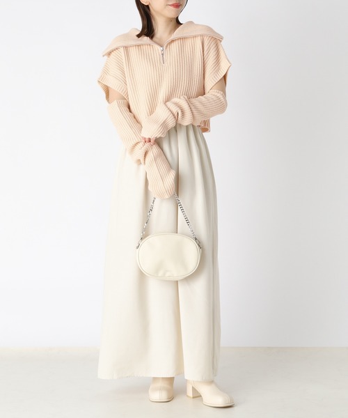 Heather（ヘザー）の「ハーフZIPアームウォーマーSETワンピース