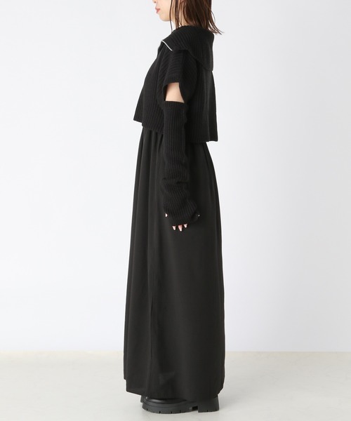 てらページ Heather（ヘザー）の「ハーフZIPアームウォーマーSETワンピース