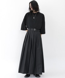 minsobi | ダブルベルトプリーツスカート(スカート)