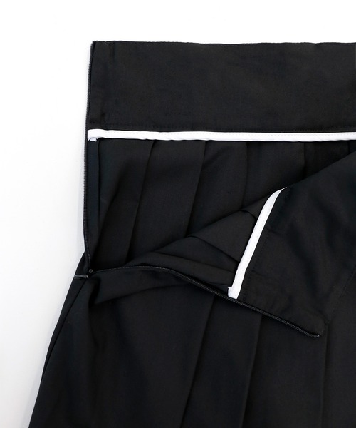 minsobi(ミンソビ)の「ダブルベルトプリーツスカート(スカート・メンズ・ブラック・FREE)」の17枚目の写真