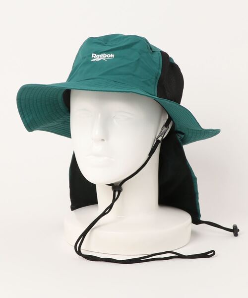 Reebok(リーボック)の「【Reebok:リーボック】垂付きマリンハット(ハット・メンズ・ベージュ/グリーン/チャコールグレー/ブラック/ブルー・FREE)」の4枚目の写真