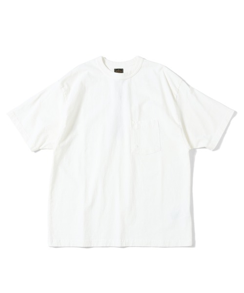 GYPSY&SONS（ジプシーアンドサンズ）の「GRASS PK BAGGY TEE（Tシャツ/カットソー・メンズ・オフホワイト/ブラック/アッシュグレー・MEDIUM/LARGE）」の2枚目の写真