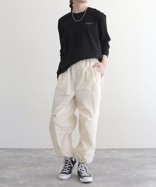 GEVACO(ゲバコ)の「【GEVACO/ゲバコ】FG限定!16/‐天竺プリント長袖Tシャツ(Tシャツ/カットソー・レディース・オフホワイト/ブラック・38)」の17枚目の写真