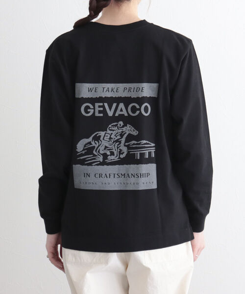 GEVACO(ゲバコ)の「【GEVACO/ゲバコ】FG限定!16/‐天竺プリント長袖Tシャツ(Tシャツ/カットソー・レディース・オフホワイト/ブラック・38)」の22枚目の写真