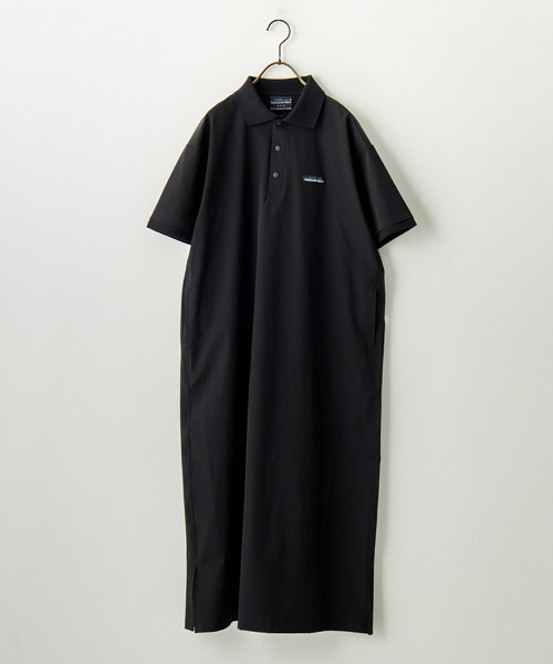 THOUSAND MILE（サウザンドマイル）の「[THOUSAND MILE/サウザンド マイル] 別注 ショートスリーブ ポロワンピース（ワンピース・レディース・ブラック/ネイビー/オリーブ・F）」の13枚目の写真