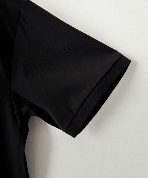 THOUSAND MILE（サウザンドマイル）の「[THOUSAND MILE/サウザンド マイル] 別注 ショートスリーブ ポロワンピース（ワンピース・レディース・ブラック/ネイビー/オリーブ・F）」の6枚目の写真