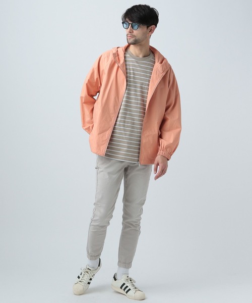 BAYFLOW(ベイフロー)の「ジップデッキパーカー(マウンテンパーカー・メンズ・ネイビー/ピンク/チャコール/ベージュ・MEDIUM/LARGE)」の5枚目の写真