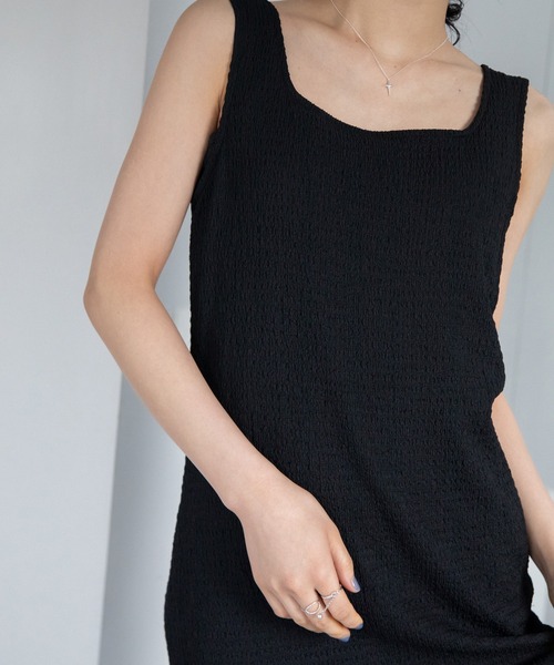 VACANCY(ヴァカンシー)の「シャーリングJQマキシワンピース(ワンピース・レディース・ブラック/グリーン/ブルー/レッド・FREE)」の18枚目の写真