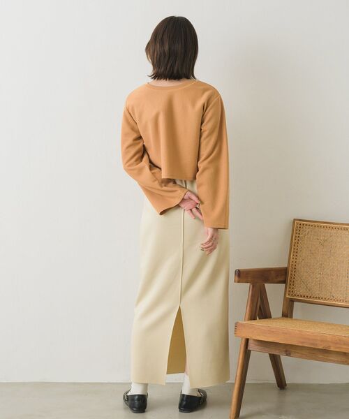 RETRO GIRL（レトロガール）の「ドット釦カットカーデ（Tシャツ/カットソー・レディース・グリーン/ブラック/オレンジ/ブルー/ナチュラル・FREE）」の18枚目の写真