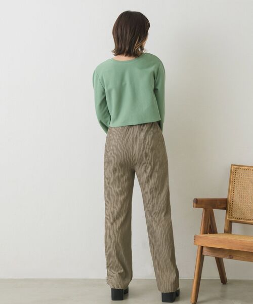 RETRO GIRL（レトロガール）の「ドット釦カットカーデ（Tシャツ/カットソー・レディース・グリーン/ブラック/オレンジ/ブルー/ナチュラル・FREE）」の14枚目の写真