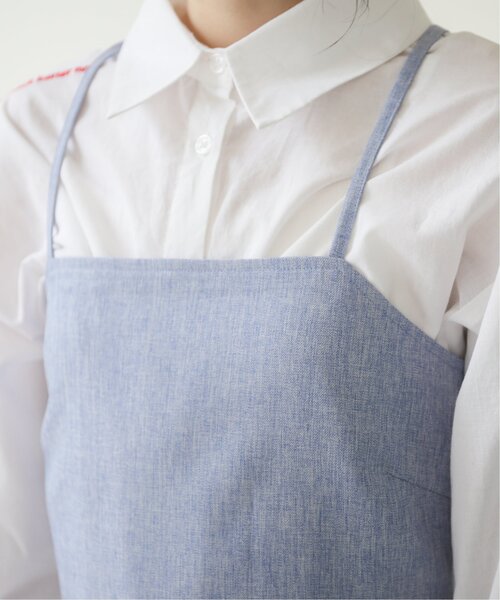 RAY CASSIN(レイカズン)の「バックスピンドルメランジビスチェ(その他トップス・レディース・ブルー/キナリ/スミクロ・FREE)」の14枚目の写真