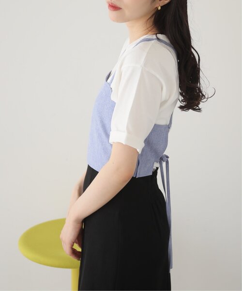 RAY CASSIN(レイカズン)の「バックスピンドルメランジビスチェ(その他トップス・レディース・ブルー/キナリ/スミクロ・FREE)」の19枚目の写真