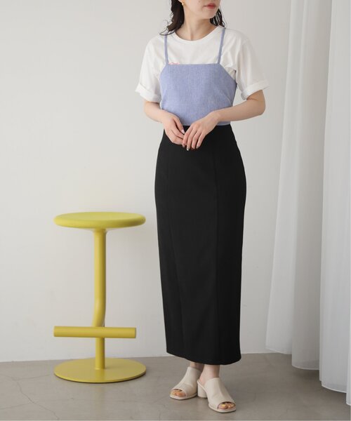 RAY CASSIN(レイカズン)の「バックスピンドルメランジビスチェ(その他トップス・レディース・ブルー/キナリ/スミクロ・FREE)」の22枚目の写真