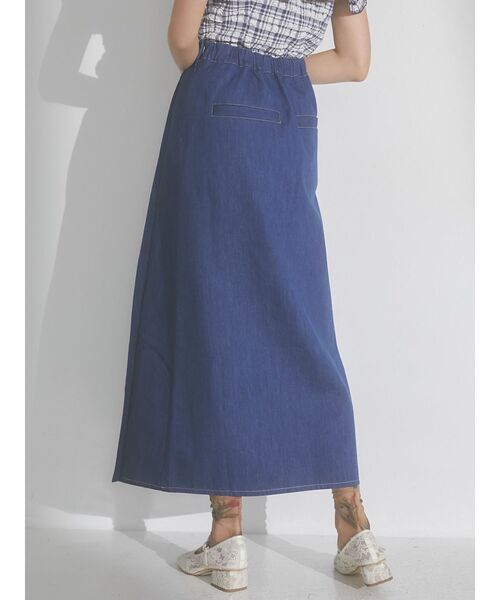 merry jenny（メリージェニー）の「デニムリボンラップスカート（デニムスカート・レディース・ブラック/ブルー・FREE）」の17枚目の写真