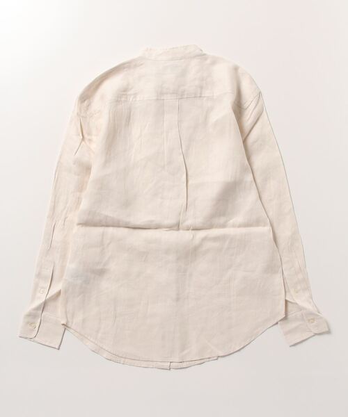 巳の女　美品 ラルフローレン L/S リネン ウエスタンシャツ 11 リラックスド フィット ストレッチ コットン シャツ （シャツ