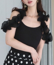 ラッフル2wayキャミトップス