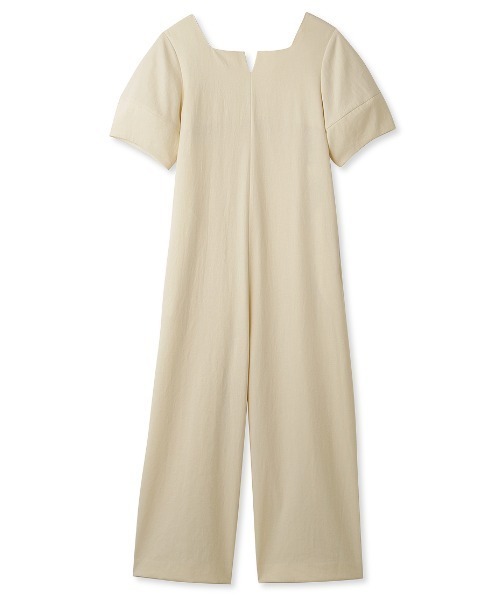 emmi(エミ)の「【emmi atelier】リネン混オールインワン(つなぎ/オールインワン・レディース・アイボリー/オレンジ・0/1)」の17枚目の写真