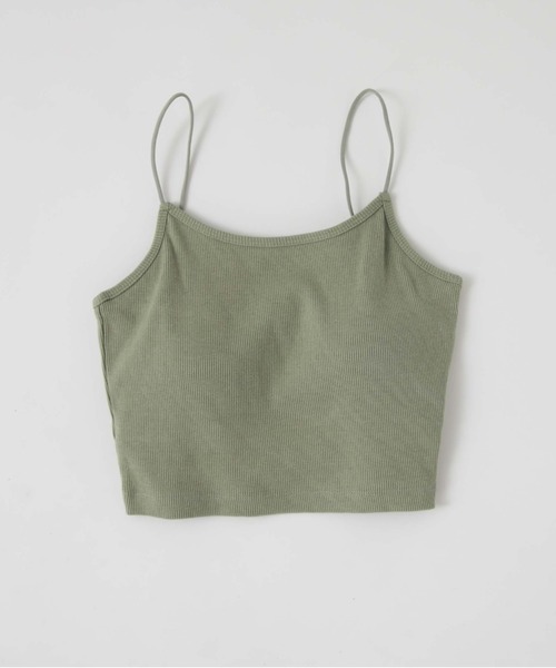 archives(アルシーヴ)の「クロップドキャミソール(キャミソール・レディース・ブラック/アイボリー/ブルーグレー/グリーン・MEDIUM)」の21枚目の写真