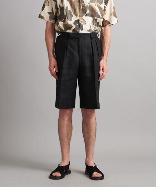 SOVEREIGN（ソブリン）の「＜SOVEREIGN＞ リネン サイドアジャスター ショーツ（その他パンツ・メンズ・ブラック・L/M/S）」の2枚目の写真