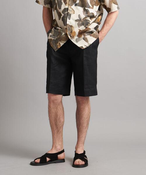 SOVEREIGN（ソブリン）の「＜SOVEREIGN＞ リネン サイドアジャスター ショーツ（その他パンツ・メンズ・ブラック・L/M/S）」の5枚目の写真