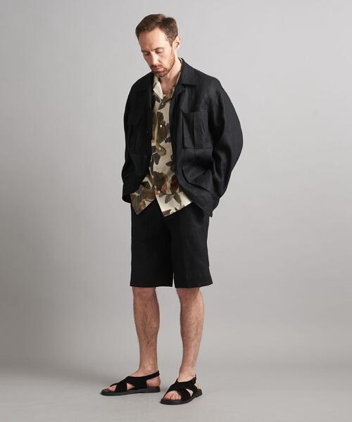 SOVEREIGN（ソブリン）の「＜SOVEREIGN＞ リネン サイドアジャスター ショーツ（その他パンツ・メンズ・ブラック・L/M/S）」の7枚目の写真