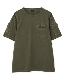 《WEB&DEPOT限定》GARMENT DYE FATIGUE T-SHIRT / ガーメント ダイ ファティーグ Tシャツ / AVIREX / アヴィレックス