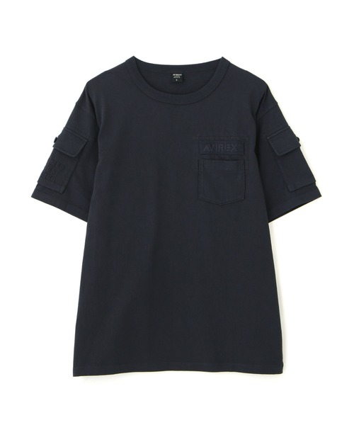 AVIREX(アヴィレックス)の「《WEB&DEPOT限定》GARMENT DYE FATIGUE T-SHIRT / ガーメント ダイ ファティーグ Tシャツ / AVIREX / アヴィレックス(Tシャツ/カットソー・メンズ・オフホワイト/ブラック/オリーブ/オレンジ・MEDIUM/LARGE/X-LARGE/XX-LARGE)」の11枚目の写真