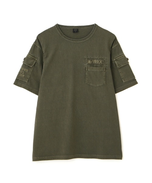 WEB&DEPOT限定》GARMENT DYE FATIGUE T-SHIRT / ガーメント ダイ