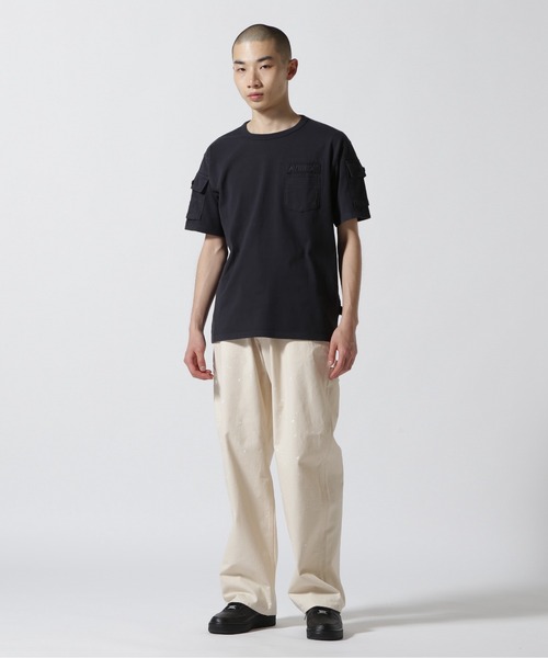 AVIREX(アヴィレックス)の「《WEB&DEPOT限定》GARMENT DYE FATIGUE T-SHIRT / ガーメント ダイ ファティーグ Tシャツ / AVIREX / アヴィレックス(Tシャツ/カットソー・メンズ・オフホワイト/ブラック/オリーブ/オレンジ・MEDIUM/LARGE/X-LARGE/XX-LARGE)」の10枚目の写真