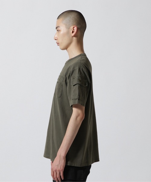 AVIREX(アヴィレックス)の「《WEB&DEPOT限定》GARMENT DYE FATIGUE T-SHIRT / ガーメント ダイ ファティーグ Tシャツ / AVIREX / アヴィレックス(Tシャツ/カットソー・メンズ・オフホワイト/ブラック/オリーブ/オレンジ・MEDIUM/LARGE/X-LARGE/XX-LARGE)」の19枚目の写真
