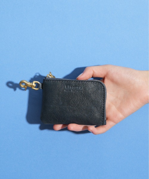 kissora（キソラ）の「【kissora/キソラ】 日本製 本革 小物入れ ブリリオ コインケース（コインケース・レディース・ブラウン/ブラック/オレンジ/オリーブ/ネイビー/レッド・FREE）」の4枚目の写真