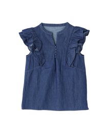 FREE'S MART | ◆ダブルフリルフレンチスリーブブラウス(シャツ/ブラウス)