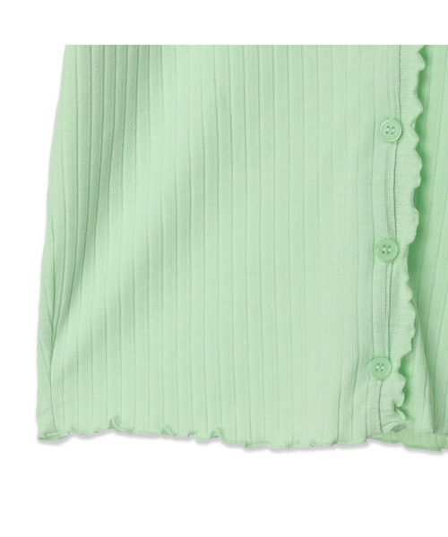 Guess（ゲス）の「Mini Triangle Knit Shirt（Tシャツ/カットソー・レディース・ミント/ブラック/ホワイト・X-SMALL/SMALL）」の7枚目の写真