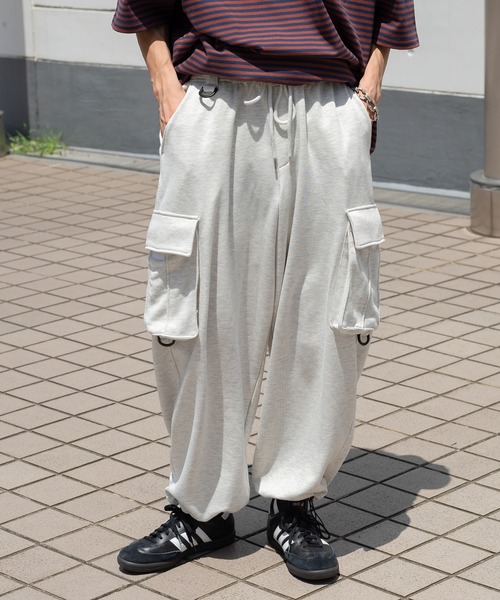 セール】スウェットカーゴパンツ（カーゴパンツ）｜Perushu