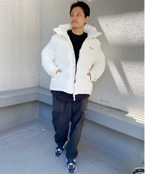 セール】RVCA/ルーカ 中綿ジャケット 2WAY リフレクターロゴ BD042