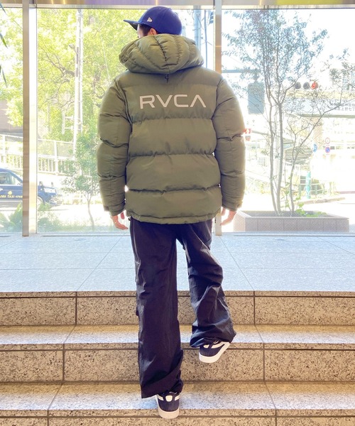 RVCA(ルーカ)の「RVCA/ルーカ 中綿ジャケット 2WAY リフレクターロゴ BD042-782(その他アウター・メンズ・ブラック/ホワイト/カーキ・M/S/L)」の10枚目の写真