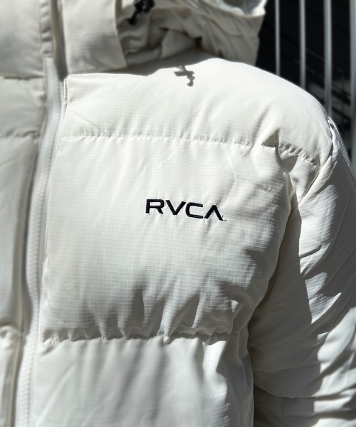 RVCA(ルーカ)の「RVCA/ルーカ 中綿ジャケット 2WAY リフレクターロゴ BD042-782(その他アウター・メンズ・ブラック/ホワイト/カーキ・M/S/L)」の17枚目の写真