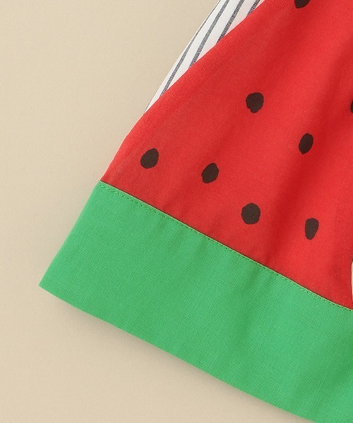baby cheer(ベイビーチアー)の「スイカスカート(スカート・キッズ・レッド・80-90cm/100cm/110cm/120cm)」の5枚目の写真